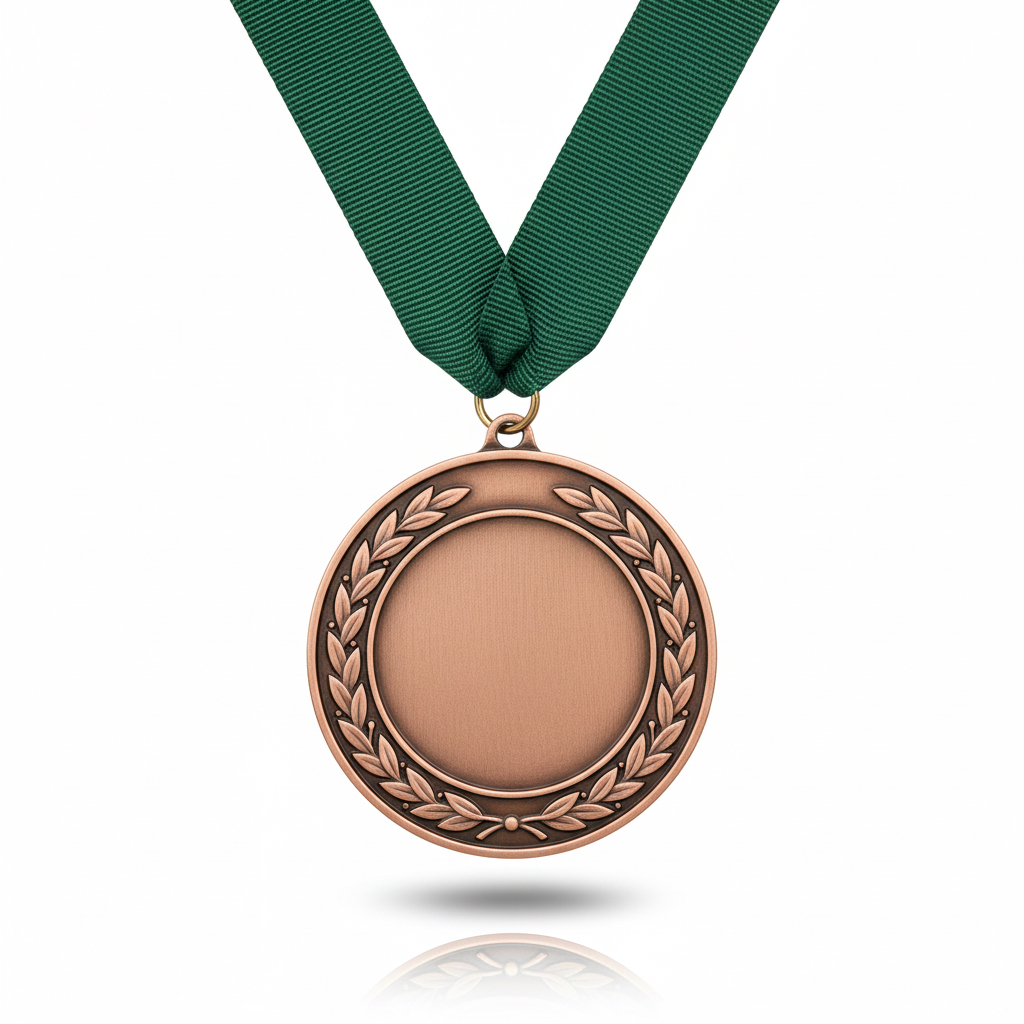 ميدالية تكريم برونزي قابلة للطباعة