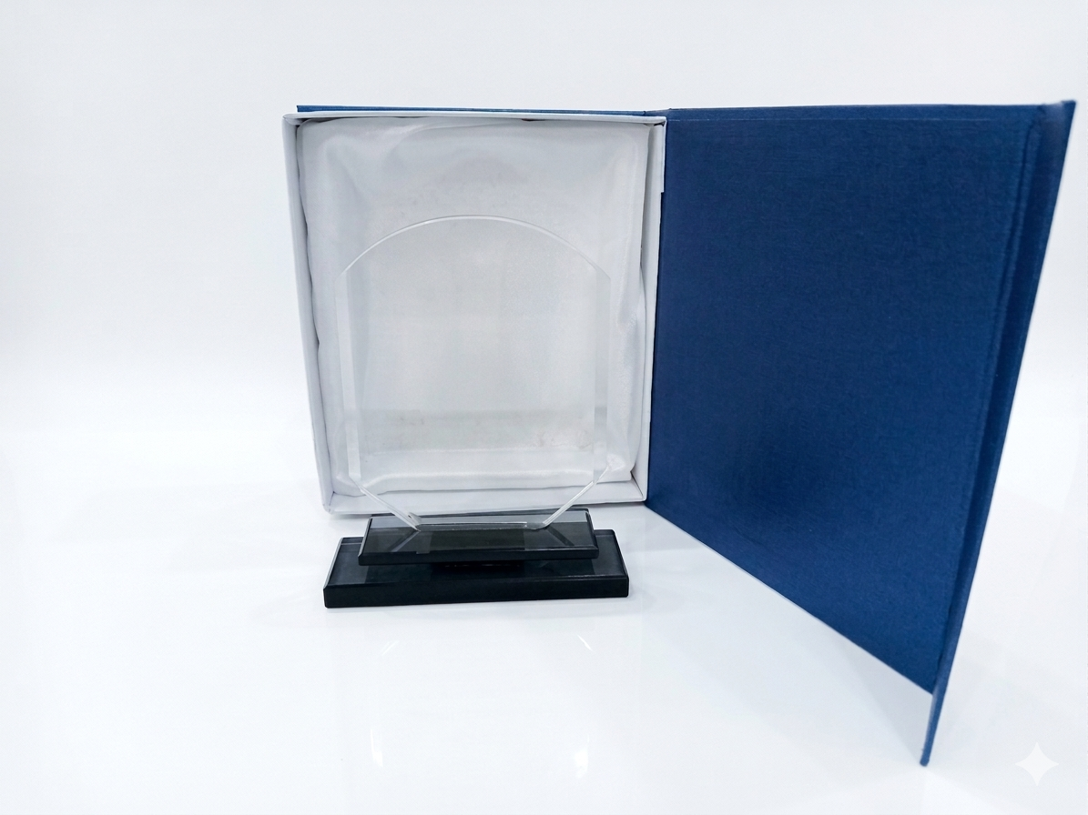 درع كريستال 12 سم علبة كرتونية