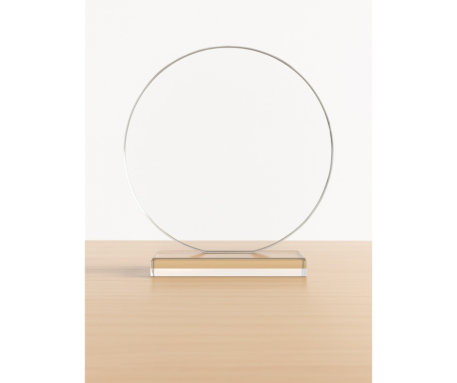 درع دائري قاعدة كرستال