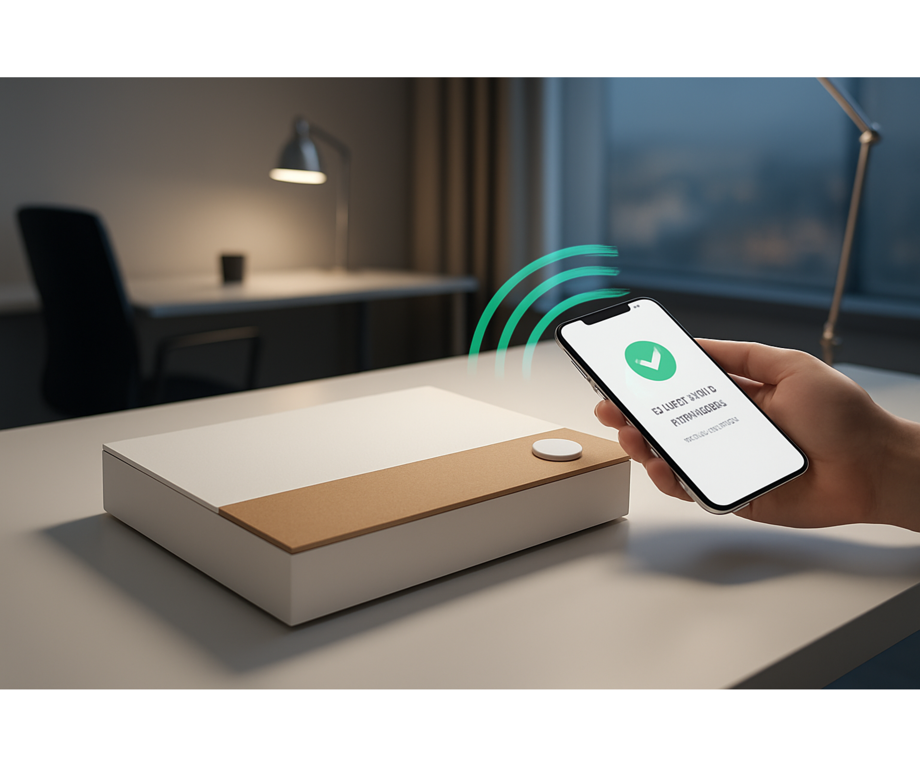 صندوق هدايا جلد فاخر