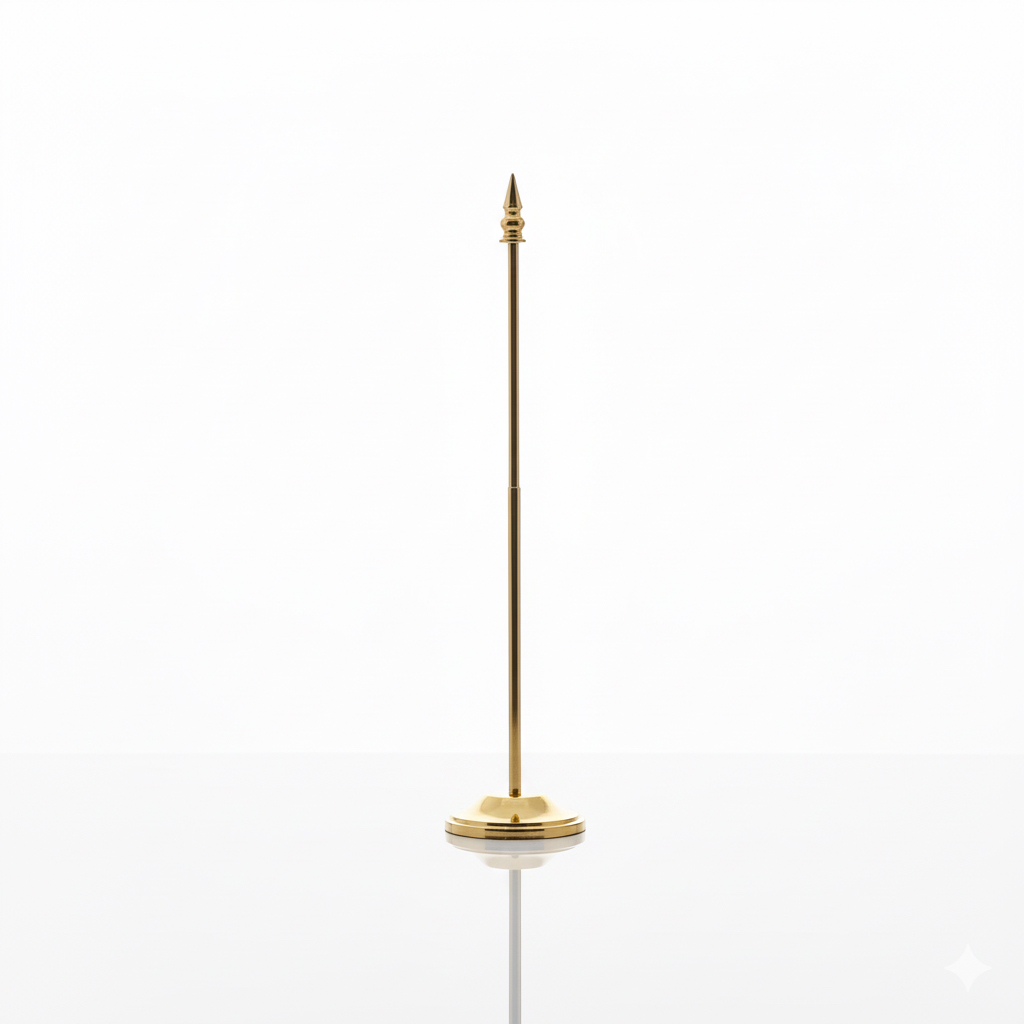 سارية مكتبي ذهبي ثقيل